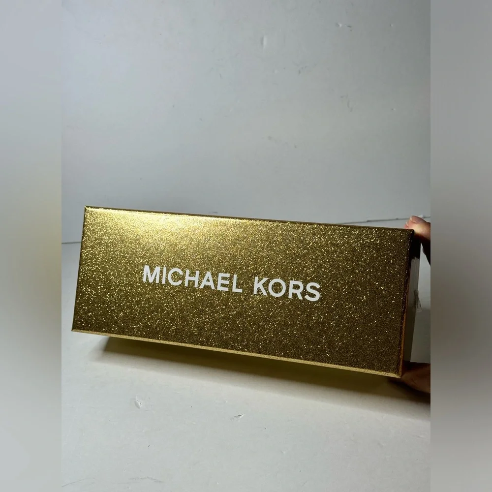 Michael Kors MK Belt Women's Brown With Rhinestones and Logo 28 MM size S/M